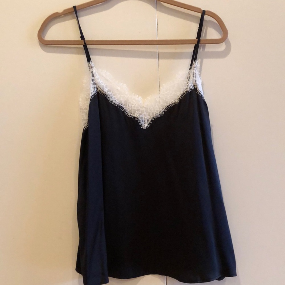 The Kooples Dame de Ceur Lace-Trimmed Camisole
